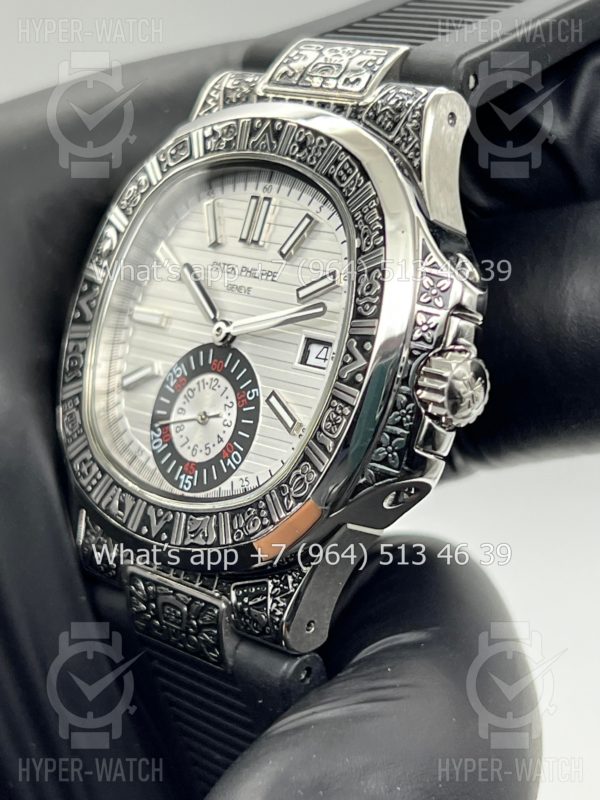 Товар Patek Philippe Nautilus 44mm Engraved Art 4767 Фото 6 - Patek Philippe Nautilus 44mm Engraved Art 4767