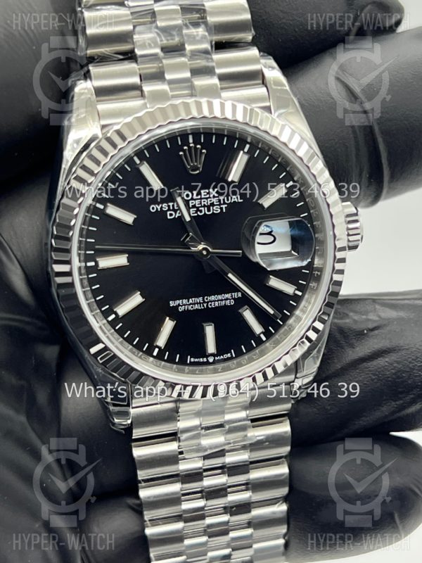 Товар Rolex DateJust 36mm 126234-0015 Black Фото 2 - Rolex DateJust 36mm 126234-0015 Black