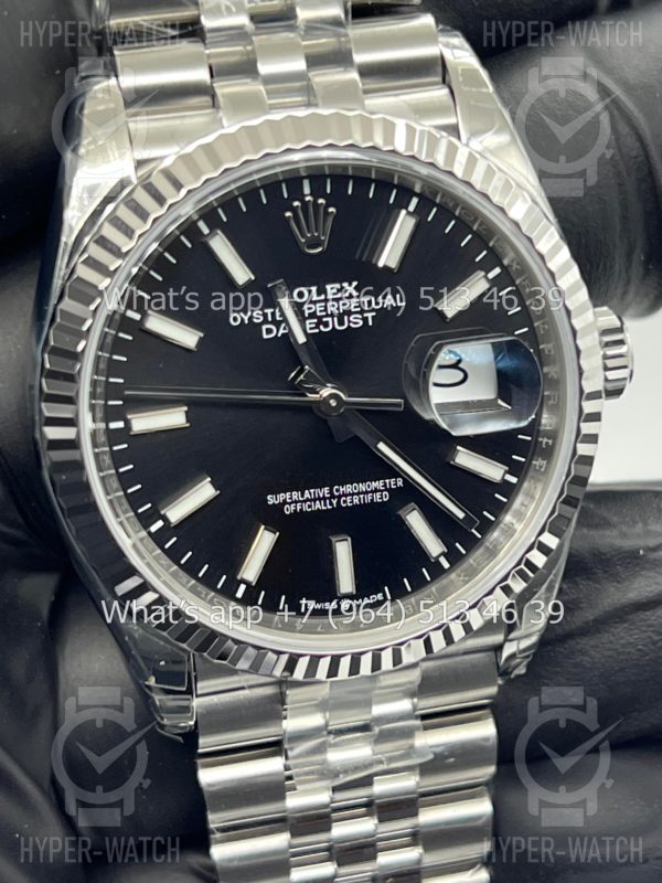 Товар Rolex DateJust 36mm 126234-0015 Black Фото 3 - Rolex DateJust 36mm 126234-0015 Black