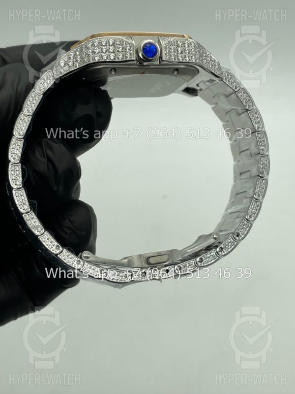 Фото 11 - Cartier Santos de Cartier 40mm Diamond