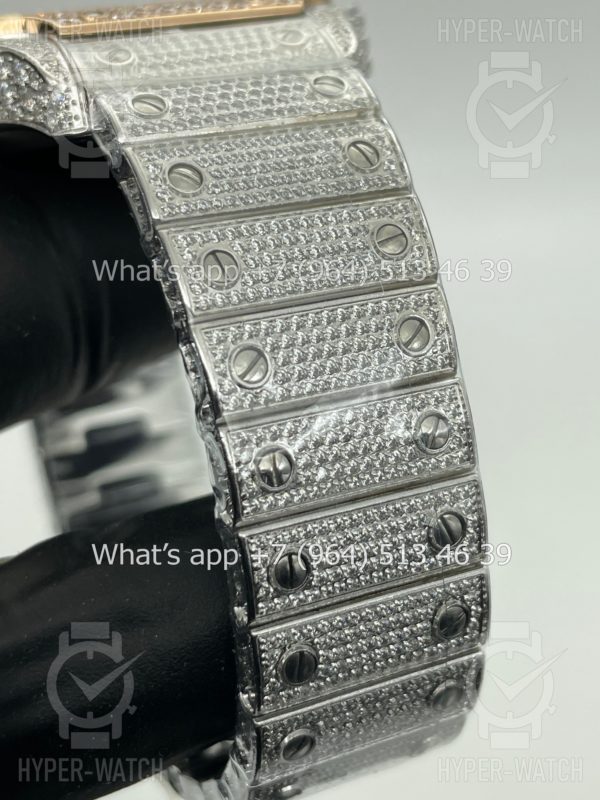 Фото 12 - Cartier Santos de Cartier 40mm Diamond
