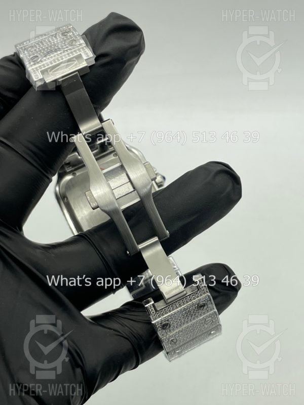 Фото 15 - Cartier Santos de Cartier 40mm Diamond