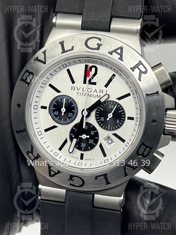 Товар Bvlgari Diagono Titanium Chronograph 44mm Art 5027 Фото 3 - Bvlgari Diagono Titanium Chronograph 44mm Art 5027