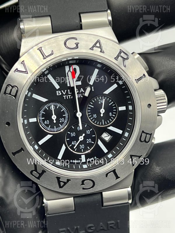 Товар Bvlgari Diagono Titanium Chronograph 44mm Art 5026 Фото 4 - Bvlgari Diagono Titanium Chronograph 44mm Art 5026