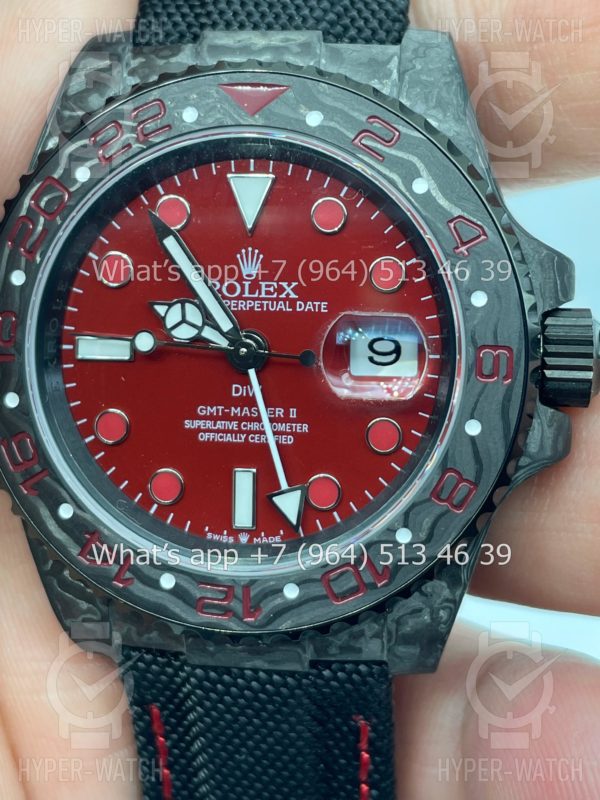 Товар Rolex GMT Master II 40mm Carbon DIW Q PROJECT Фото 2 - Rolex GMT Master II 40mm Carbon DIW Q PROJECT