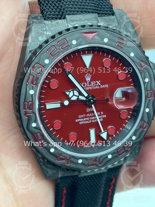 Товар Rolex GMT Master II 40mm Carbon DIW Q PROJECT Фото 3 - Rolex GMT Master II 40mm Carbon DIW Q PROJECT