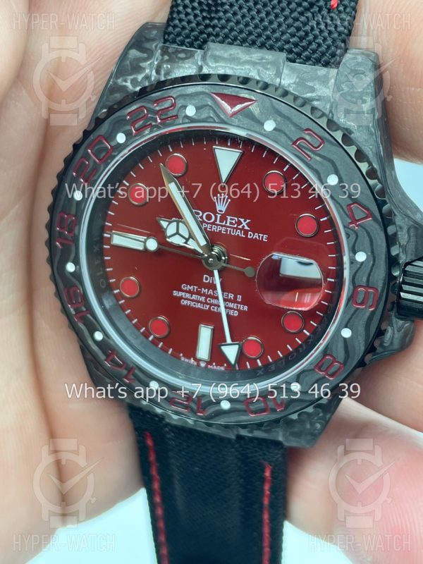 Товар Rolex GMT Master II 40mm Carbon DIW Q PROJECT Фото 4 - Rolex GMT Master II 40mm Carbon DIW Q PROJECT