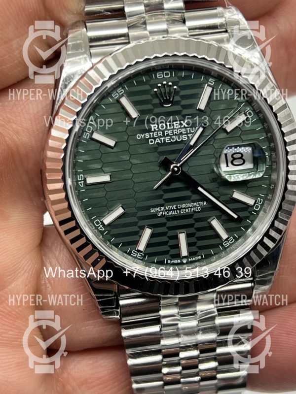 Фото 2 - Rolex Datejust 41mm 126334-0028 Green Steel