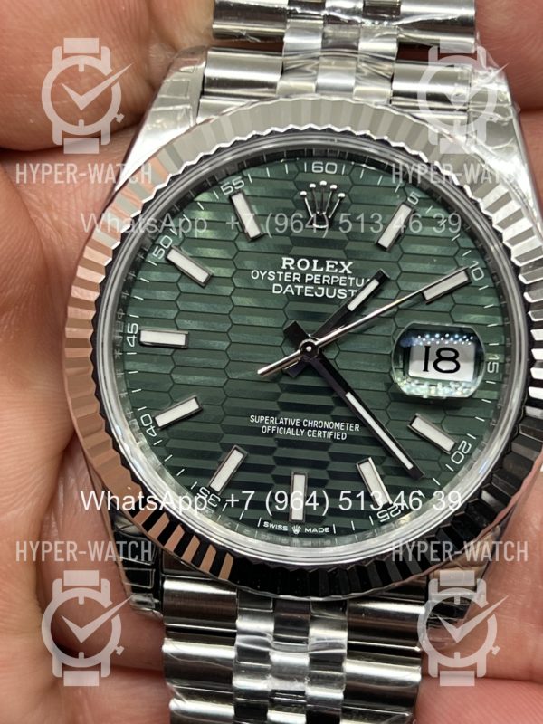 Фото 3 - Rolex Datejust 41mm 126334-0028 Green Steel