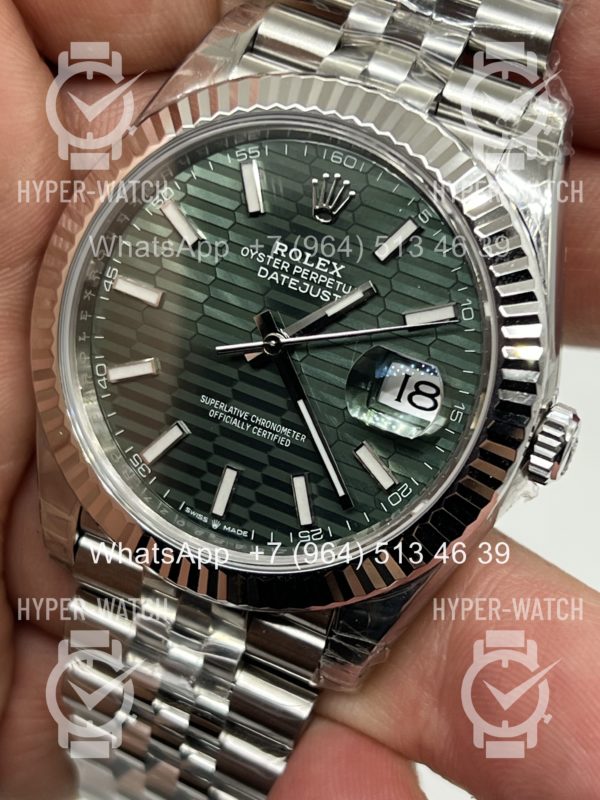 Фото 4 - Rolex Datejust 41mm 126334-0028 Green Steel