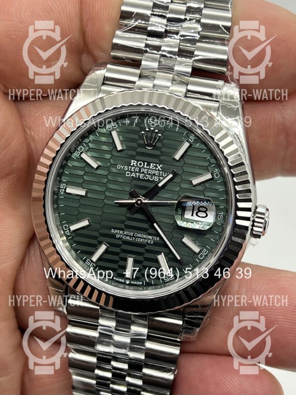 Фото 7 - Rolex Datejust 41mm 126334-0028 Green Steel