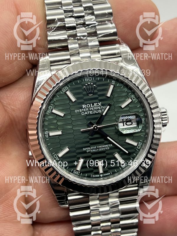 Фото 8 - Rolex Datejust 41mm 126334-0028 Green Steel