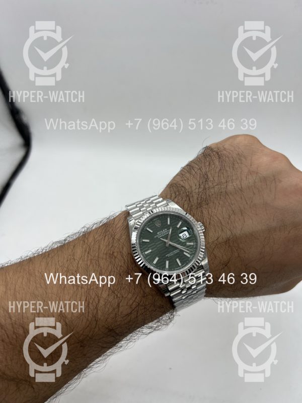 Фото 24 - Rolex Datejust 41mm 126334-0028 Green Steel
