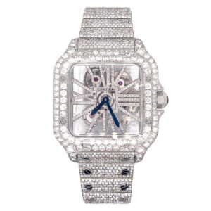 Фото 23 - Cartier Santos de Cartier Skeleton 40mm Diamond Steel