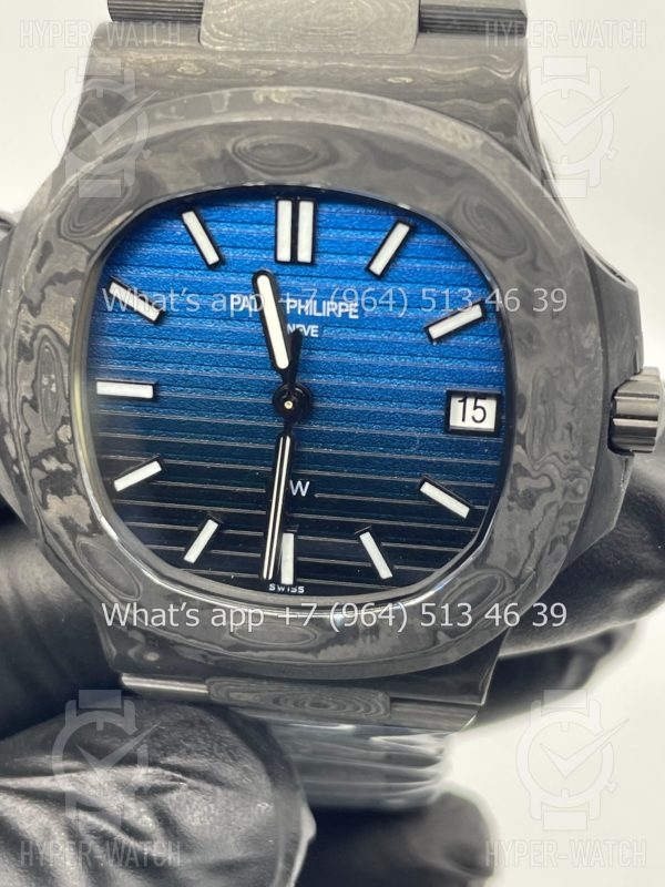 Фото 3 - Patek Philippe Nautilus 40mm DiW Carbon 5711 "BLUE GRAIL"