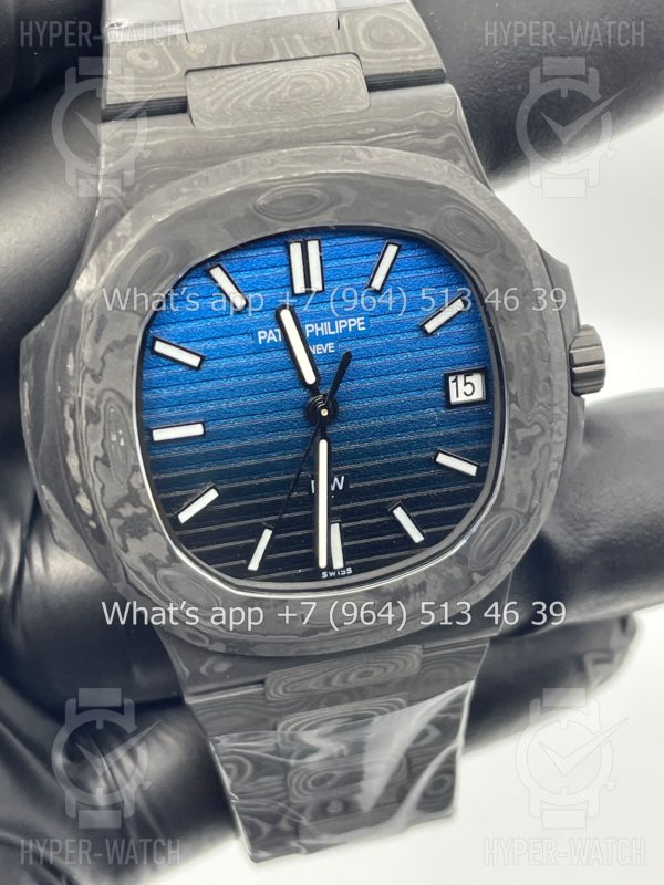 Фото 5 - Patek Philippe Nautilus 40mm DiW Carbon 5711 "BLUE GRAIL"