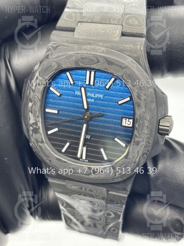 Фото 7 - Patek Philippe Nautilus 40mm DiW Carbon 5711 "BLUE GRAIL"