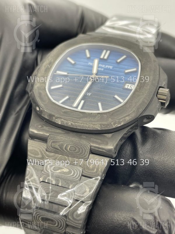 Фото 8 - Patek Philippe Nautilus 40mm DiW Carbon 5711 "BLUE GRAIL"