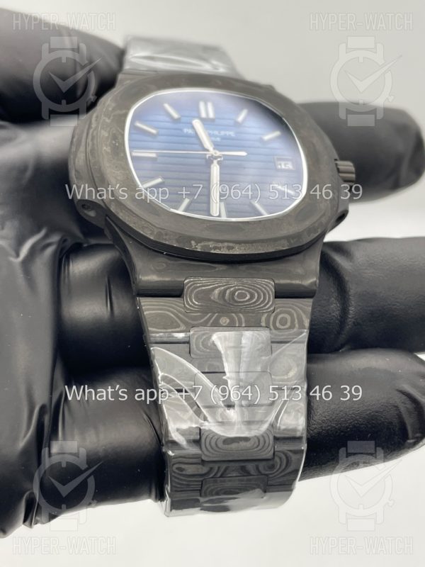 Фото 9 - Patek Philippe Nautilus 40mm DiW Carbon 5711 "BLUE GRAIL"