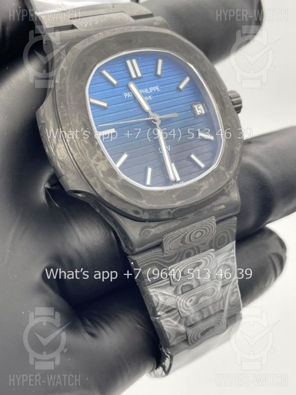 Фото 10 - Patek Philippe Nautilus 40mm DiW Carbon 5711 "BLUE GRAIL"