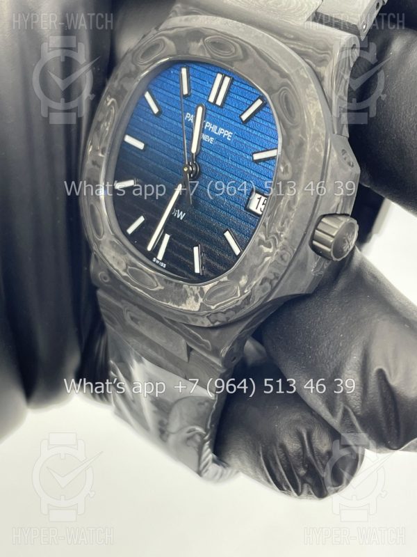 Фото 13 - Patek Philippe Nautilus 40mm DiW Carbon 5711 "BLUE GRAIL"