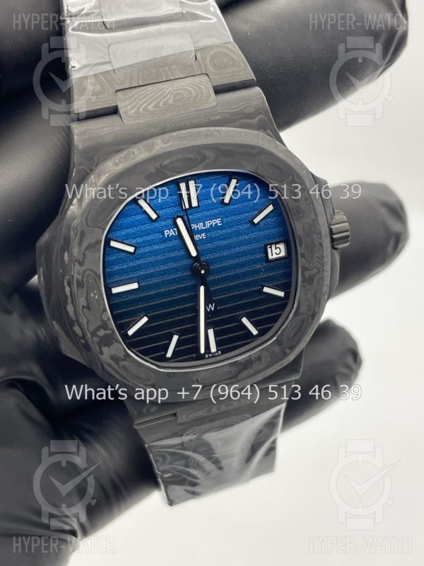 Фото 14 - Patek Philippe Nautilus 40mm DiW Carbon 5711 "BLUE GRAIL"
