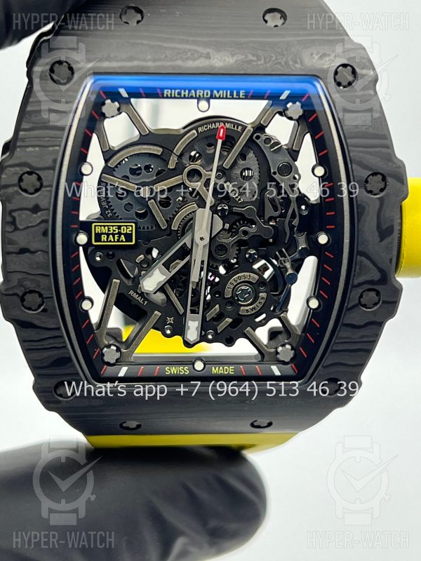 Товар Richard Mille RM 035-02 Rafa Carbon Yellow Фото 2 - Richard Mille RM 035-02 Rafa Carbon Yellow