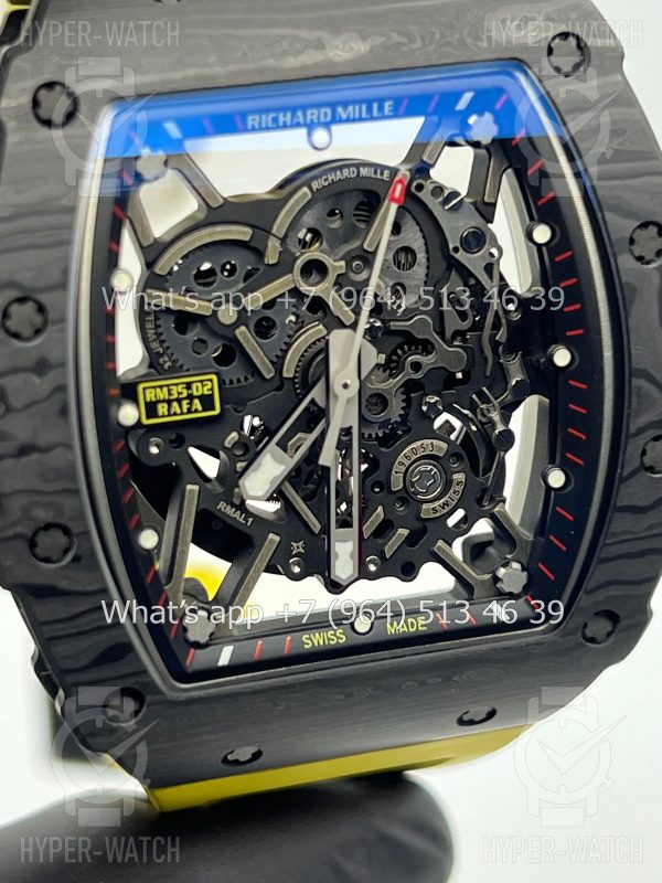 Товар Richard Mille RM 035-02 Rafa Carbon Yellow Фото 3 - Richard Mille RM 035-02 Rafa Carbon Yellow