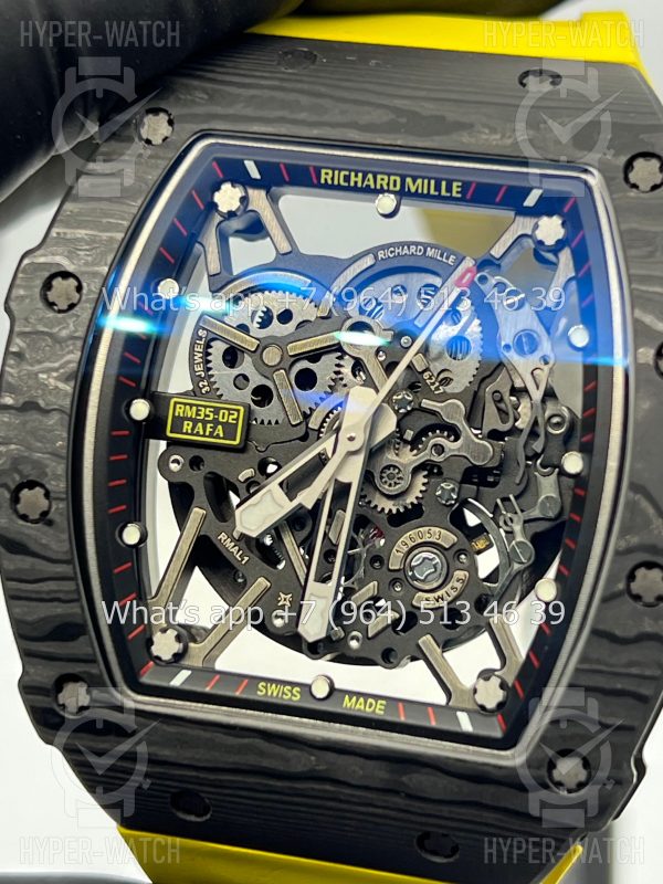 Товар Richard Mille RM 035-02 Rafa Carbon Yellow Фото 4 - Richard Mille RM 035-02 Rafa Carbon Yellow