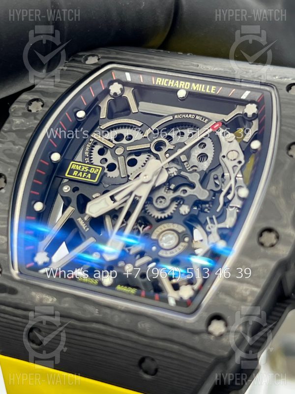 Товар Richard Mille RM 035-02 Rafa Carbon Yellow Фото 5 - Richard Mille RM 035-02 Rafa Carbon Yellow