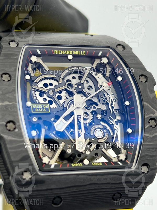 Товар Richard Mille RM 035-02 Rafa Carbon Yellow Фото 6 - Richard Mille RM 035-02 Rafa Carbon Yellow