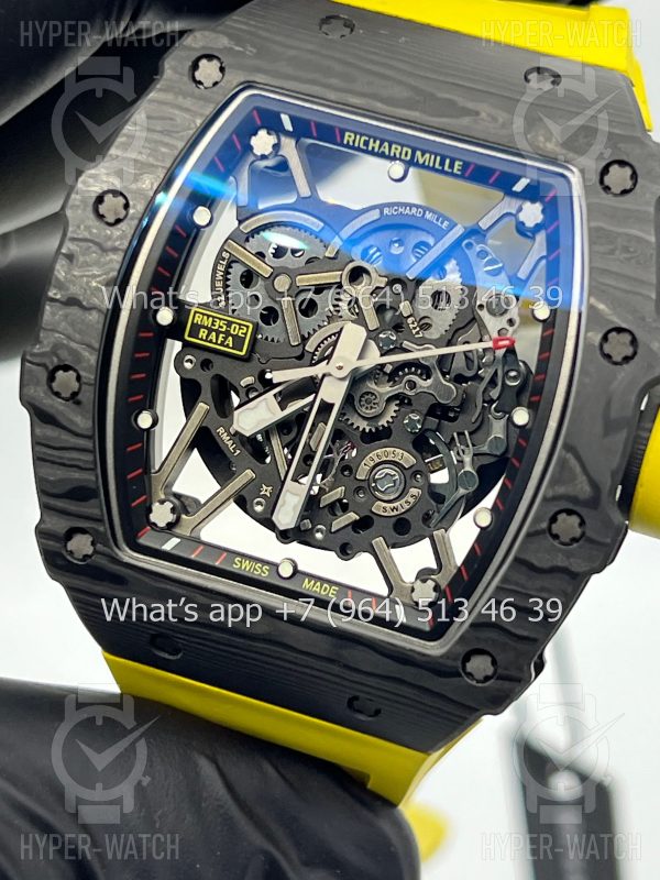 Товар Richard Mille RM 035-02 Rafa Carbon Yellow Фото 7 - Richard Mille RM 035-02 Rafa Carbon Yellow
