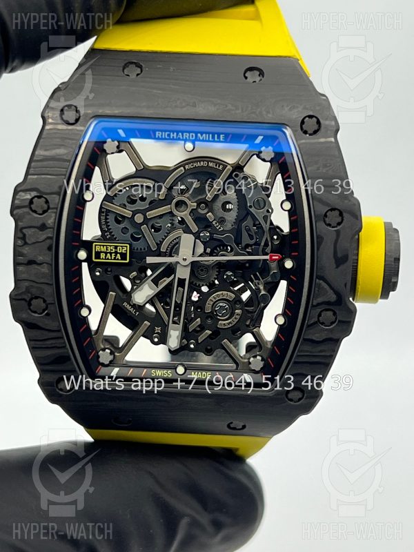 Товар Richard Mille RM 035-02 Rafa Carbon Yellow Фото 8 - Richard Mille RM 035-02 Rafa Carbon Yellow