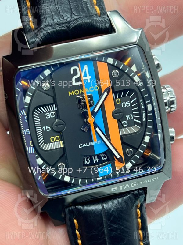 Товар Tag Heuer Monaco 39mm CAL5180 Black Фото 2 - Tag Heuer Monaco 39mm CAL5180 Black