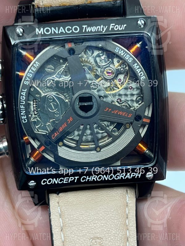 Товар Tag Heuer Monaco 39mm CAL5180 Black Фото 7 - Tag Heuer Monaco 39mm CAL5180 Black