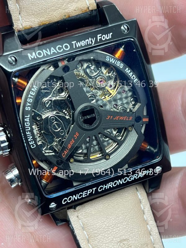 Товар Tag Heuer Monaco 39mm CAL5180 Black Фото 8 - Tag Heuer Monaco 39mm CAL5180 Black