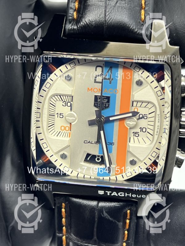 Товар Tag Heuer Monaco 39mm CAL5180 White Dial Фото 5 - Tag Heuer Monaco 39mm CAL5180 White Dial