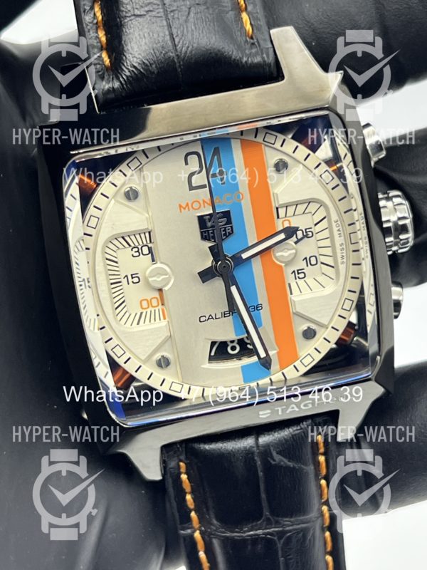 Товар Tag Heuer Monaco 39mm CAL5180 White Dial Фото 6 - Tag Heuer Monaco 39mm CAL5180 White Dial