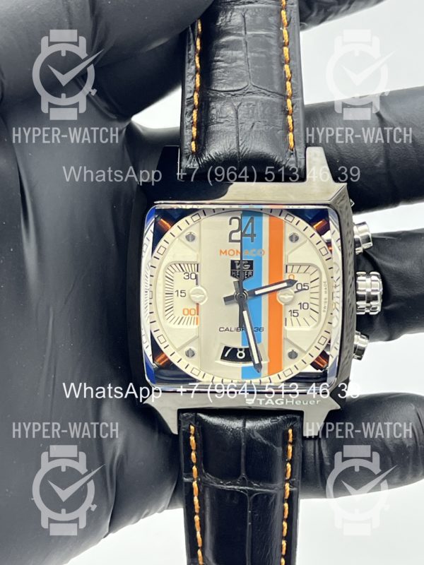 Товар Tag Heuer Monaco 39mm CAL5180 White Dial Фото 7 - Tag Heuer Monaco 39mm CAL5180 White Dial
