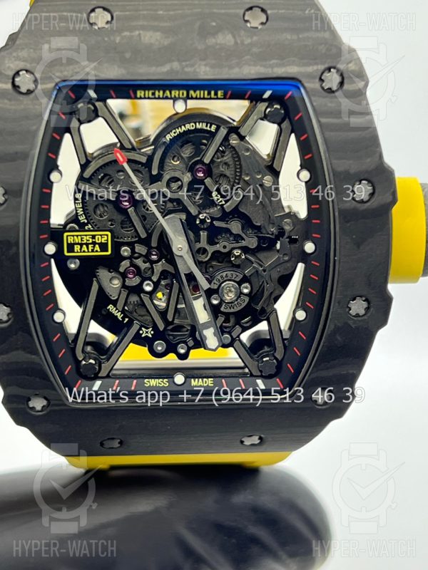 Товар Richard Mille RM 035-02 Rafa Carbon Yellow Art 5651 Фото 2 - Richard Mille RM 035-02 Rafa Carbon Yellow Art 5651