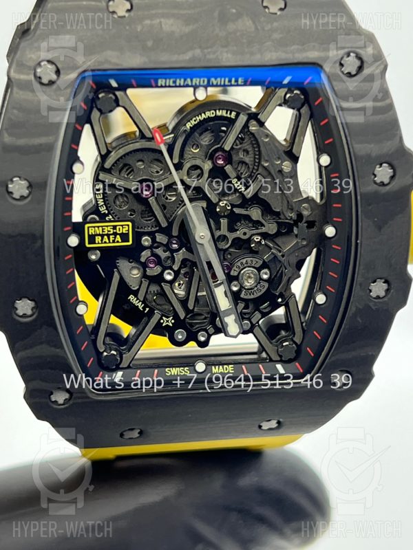 Товар Richard Mille RM 035-02 Rafa Carbon Yellow Art 5651 Фото 3 - Richard Mille RM 035-02 Rafa Carbon Yellow Art 5651