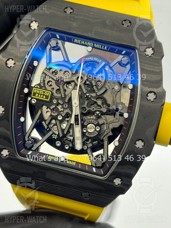 Товар Richard Mille RM 035-02 Rafa Carbon Yellow Art 5651 Фото 4 - Richard Mille RM 035-02 Rafa Carbon Yellow Art 5651