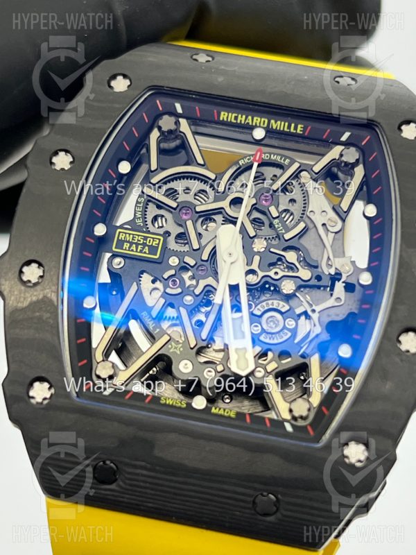 Товар Richard Mille RM 035-02 Rafa Carbon Yellow Art 5651 Фото 5 - Richard Mille RM 035-02 Rafa Carbon Yellow Art 5651