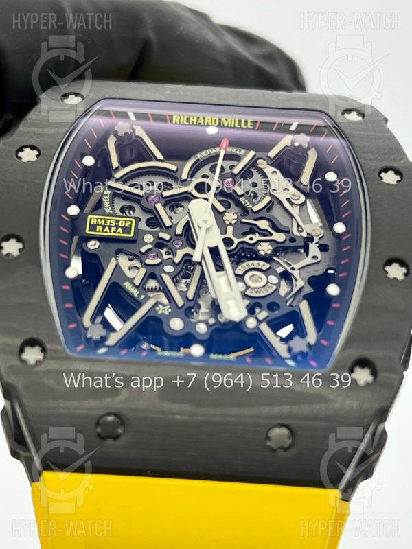 Товар Richard Mille RM 035-02 Rafa Carbon Yellow Art 5651 Фото 6 - Richard Mille RM 035-02 Rafa Carbon Yellow Art 5651