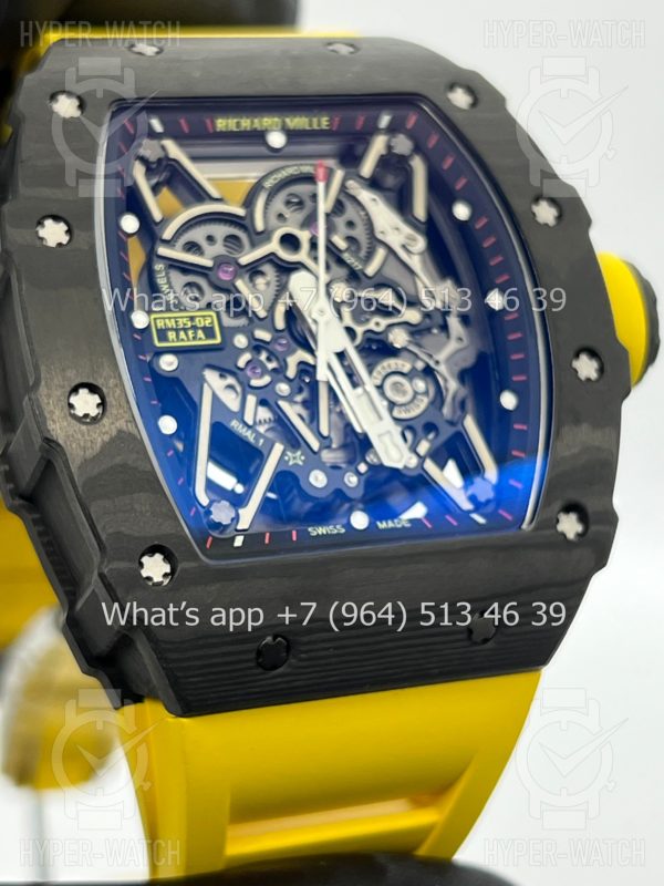 Товар Richard Mille RM 035-02 Rafa Carbon Yellow Art 5651 Фото 7 - Richard Mille RM 035-02 Rafa Carbon Yellow Art 5651