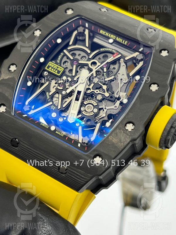Товар Richard Mille RM 035-02 Rafa Carbon Yellow Art 5651 Фото 8 - Richard Mille RM 035-02 Rafa Carbon Yellow Art 5651