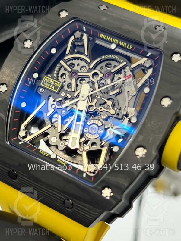 Товар Richard Mille RM 035-02 Rafa Carbon Yellow Art 5651 Фото 10 - Richard Mille RM 035-02 Rafa Carbon Yellow Art 5651