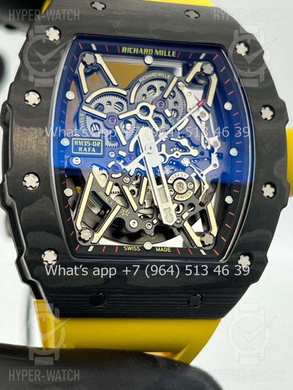 Товар Richard Mille RM 035-02 Rafa Carbon Yellow Art 5651 Фото 11 - Richard Mille RM 035-02 Rafa Carbon Yellow Art 5651