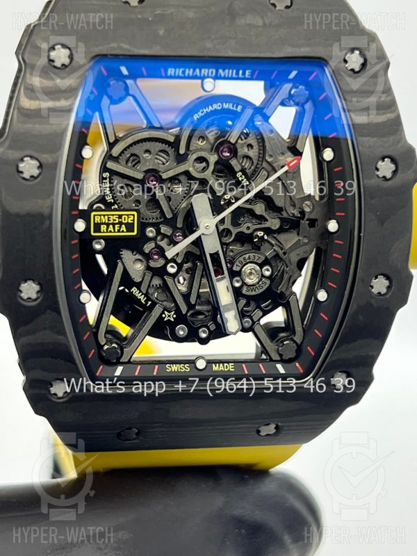 Товар Richard Mille RM 035-02 Rafa Carbon Yellow Art 5651 Фото 12 - Richard Mille RM 035-02 Rafa Carbon Yellow Art 5651