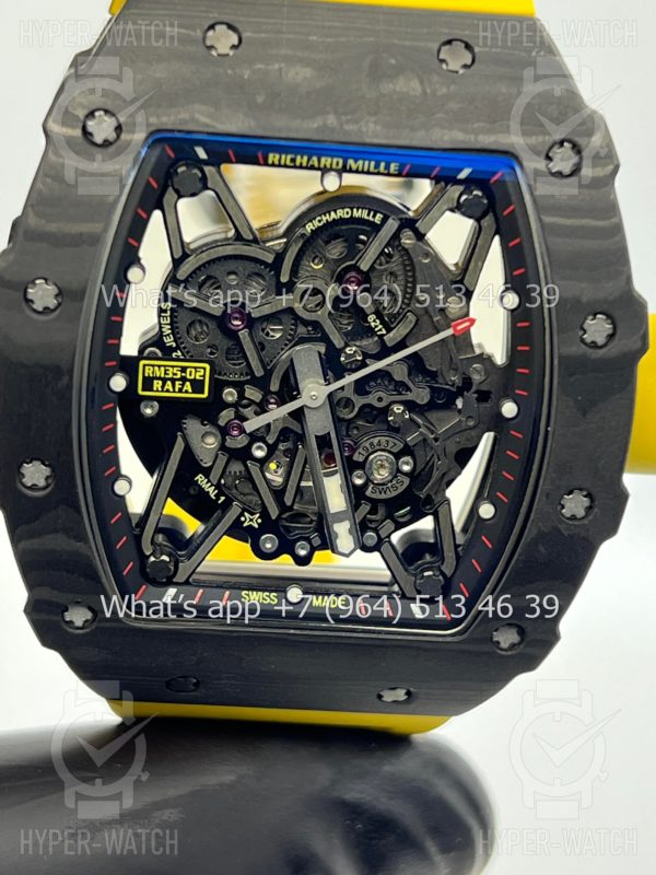 Товар Richard Mille RM 035-02 Rafa Carbon Yellow Art 5651 Фото 13 - Richard Mille RM 035-02 Rafa Carbon Yellow Art 5651